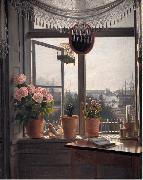 martinus rorbye View from the Artist's Window oil painting artist